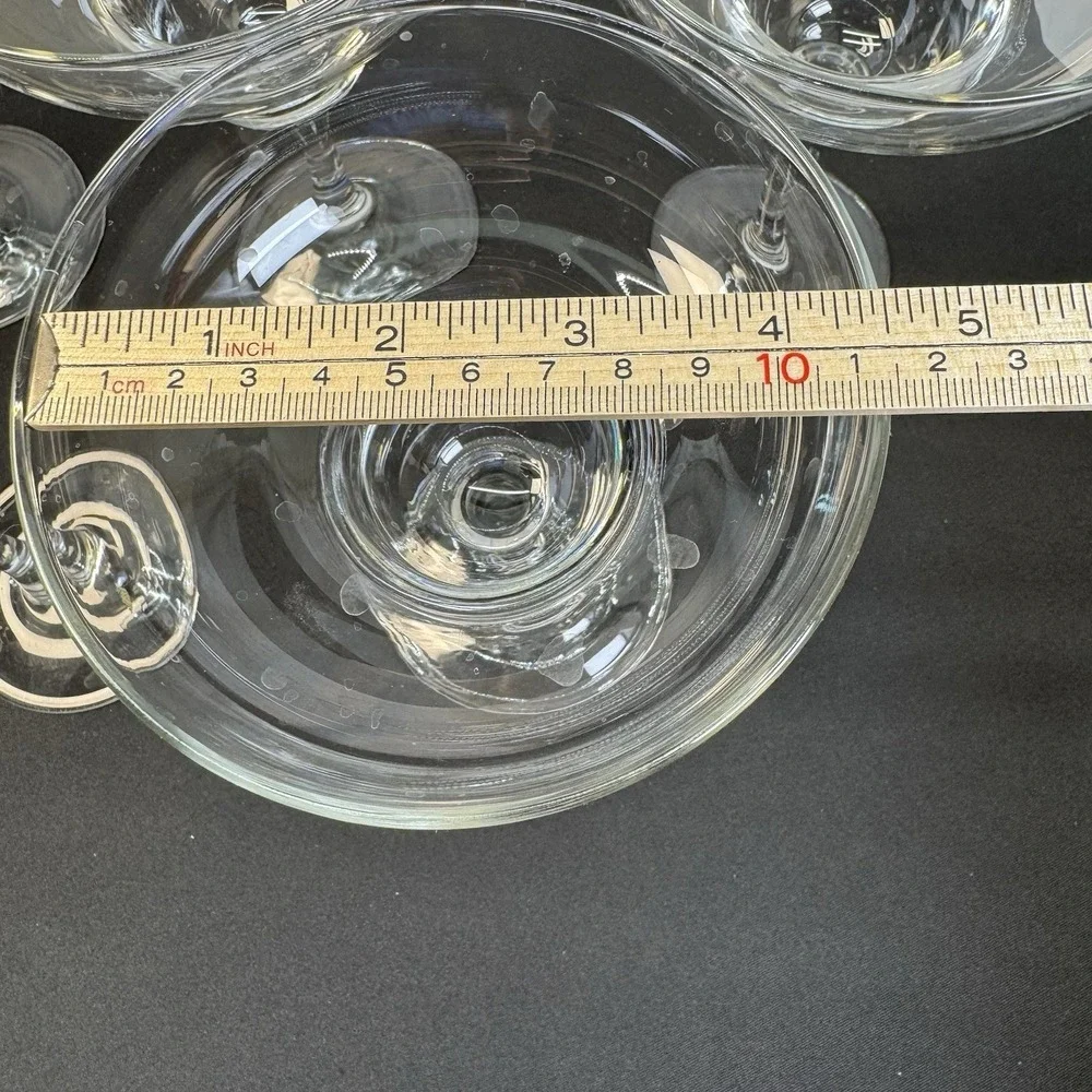 Set of (5)‎ Clear Margarita Glasses 6